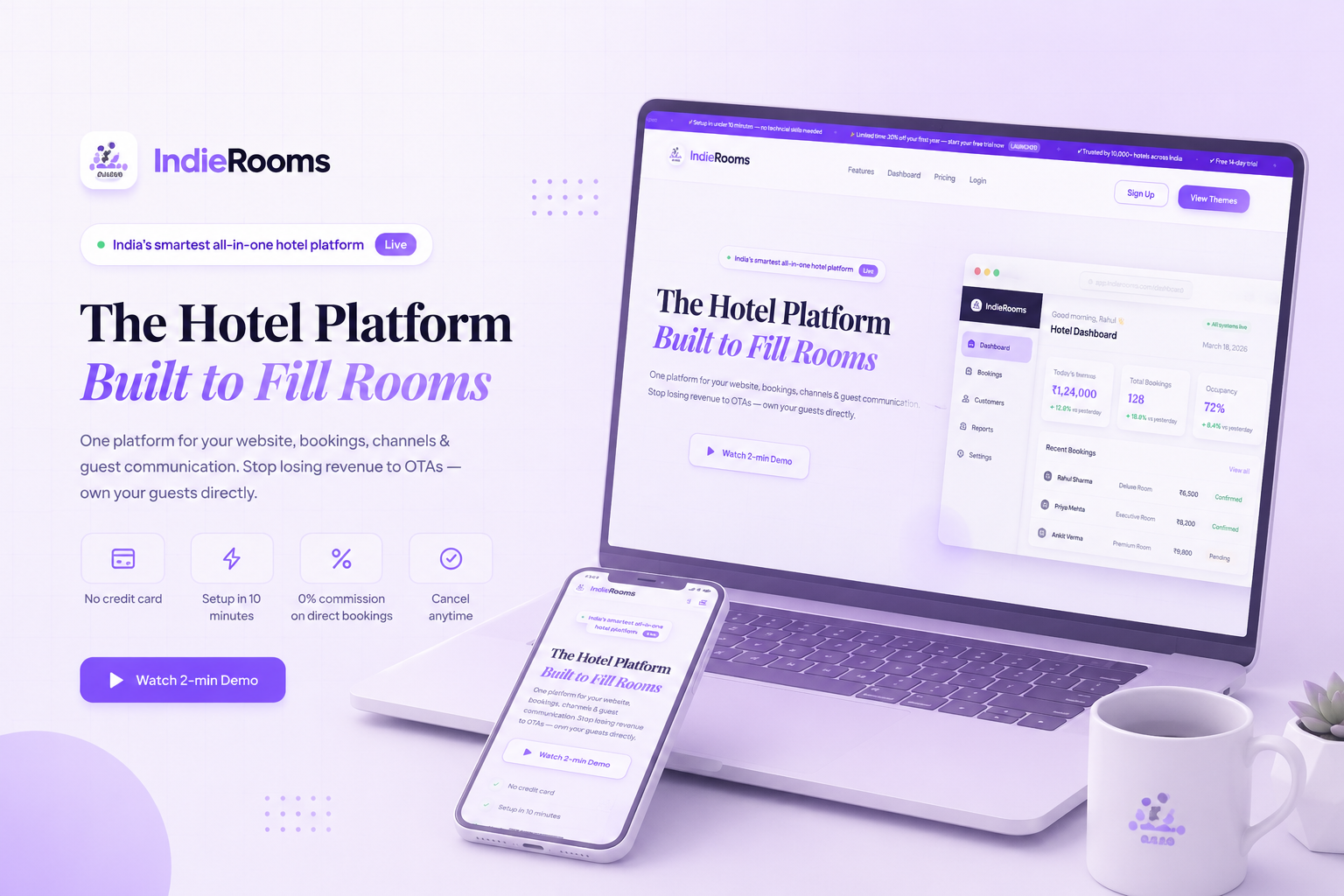 IndieRooms platform