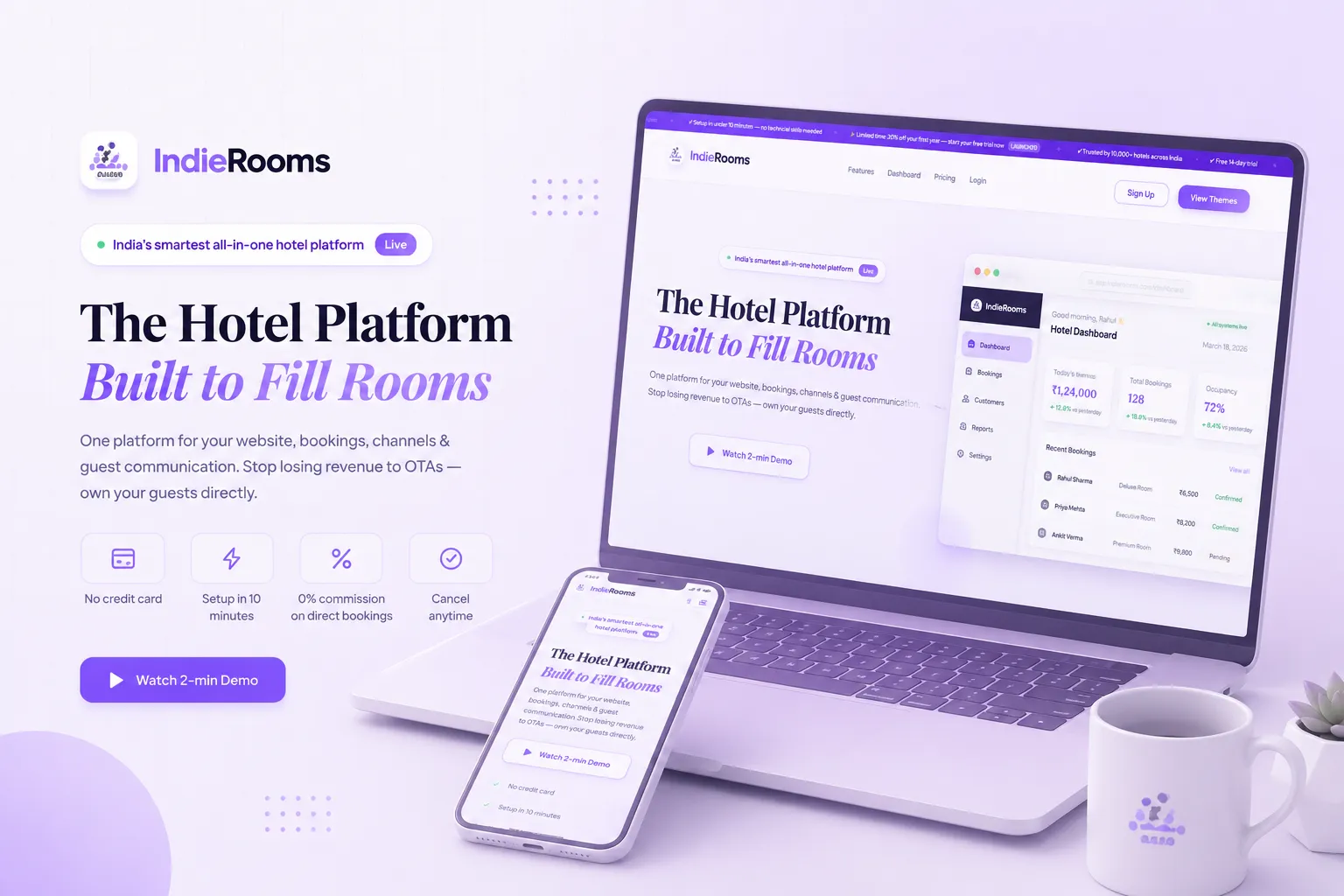 IndieRooms platform