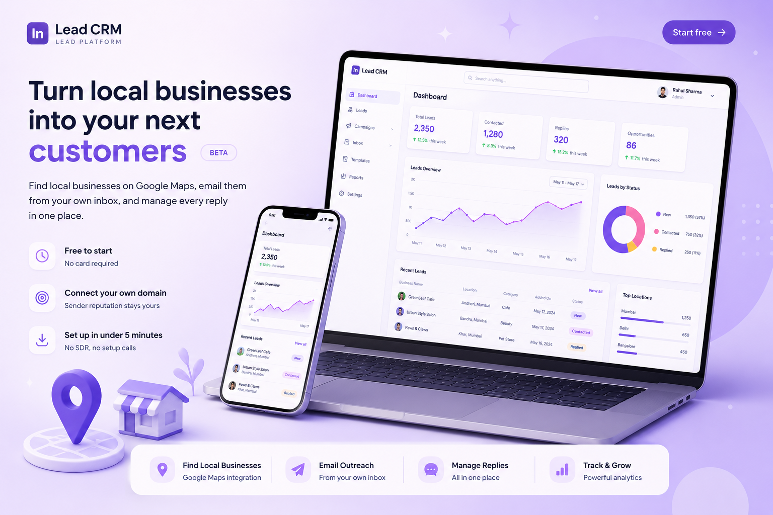 Lead CRM platform