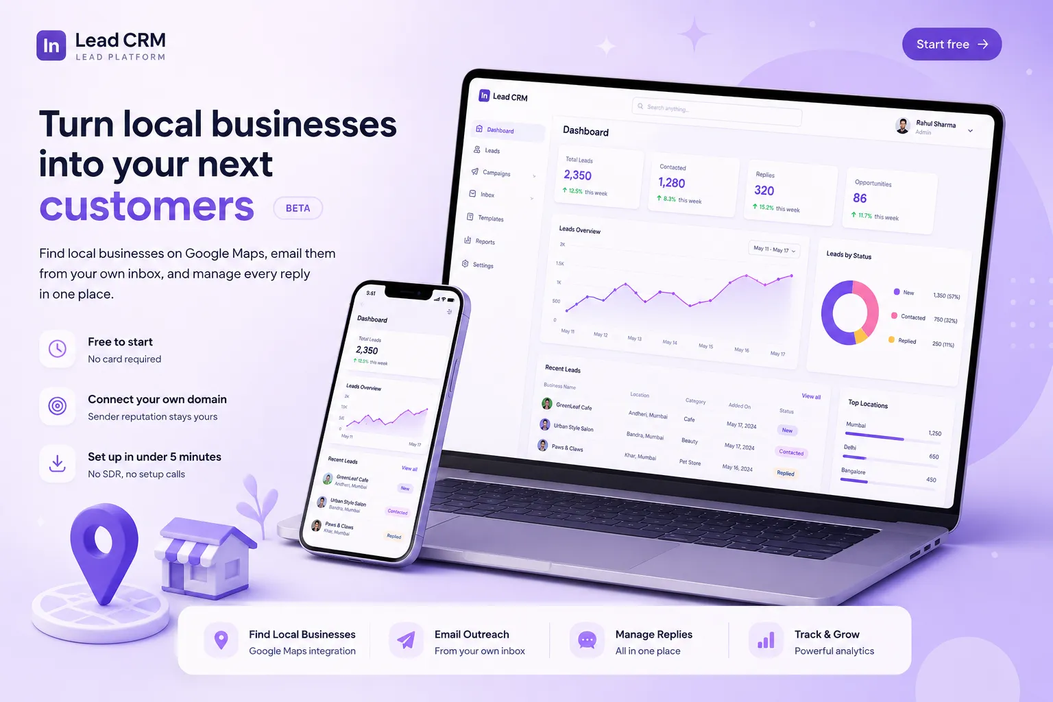 Lead CRM platform